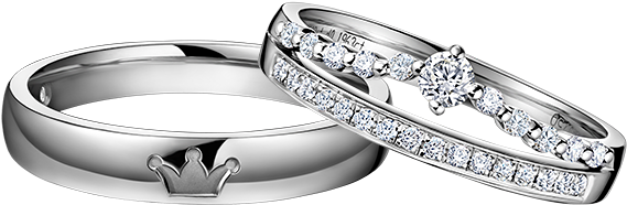 Buy Xian Yuan Kimberlitic K Gold Diamond Ring Diamond - Men And Women Wedding Rings Png (600x600), Png Download