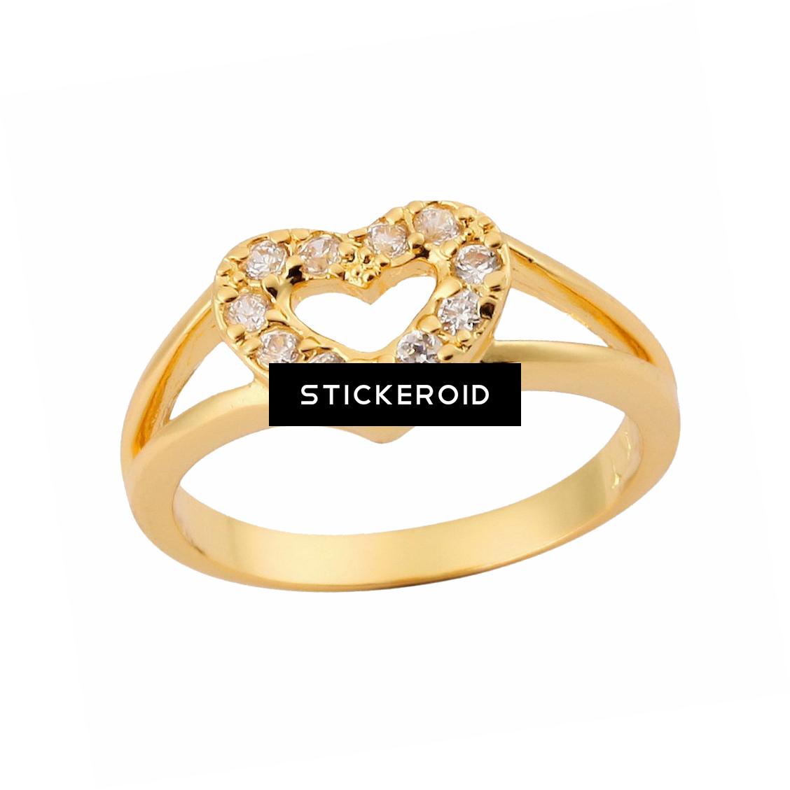 Gold Rings - Silver (1128x1129), Png Download