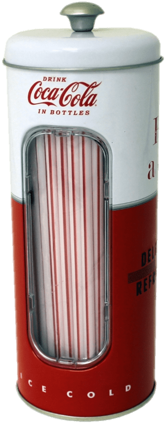 Coca Cola Straw Holder - Coca Cola (900x900), Png Download