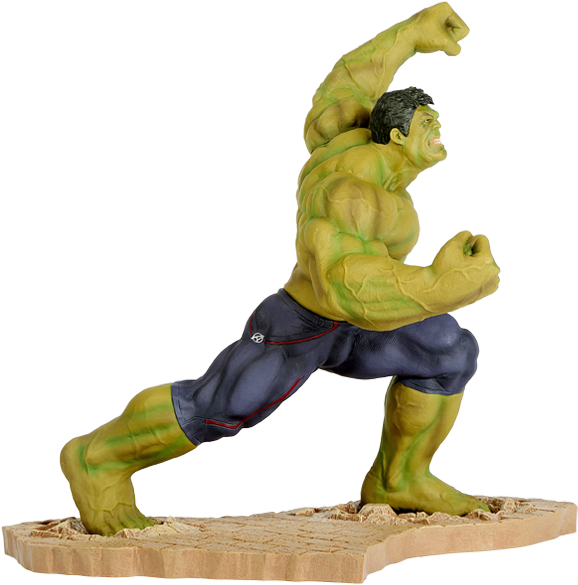 Age Of Ultron Hulk Artfx Statue - Figurine (600x600), Png Download