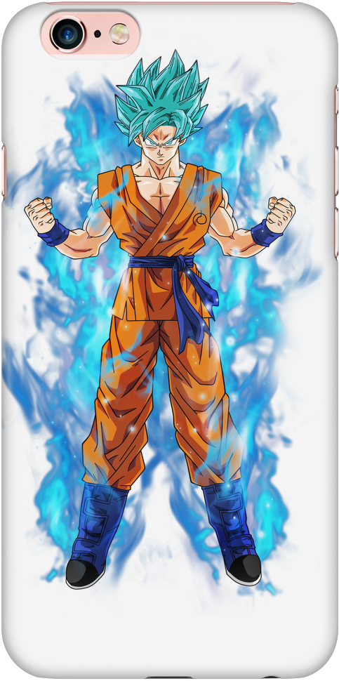 Goku Super Sayian Blue Phone Case (1024x1024), Png Download