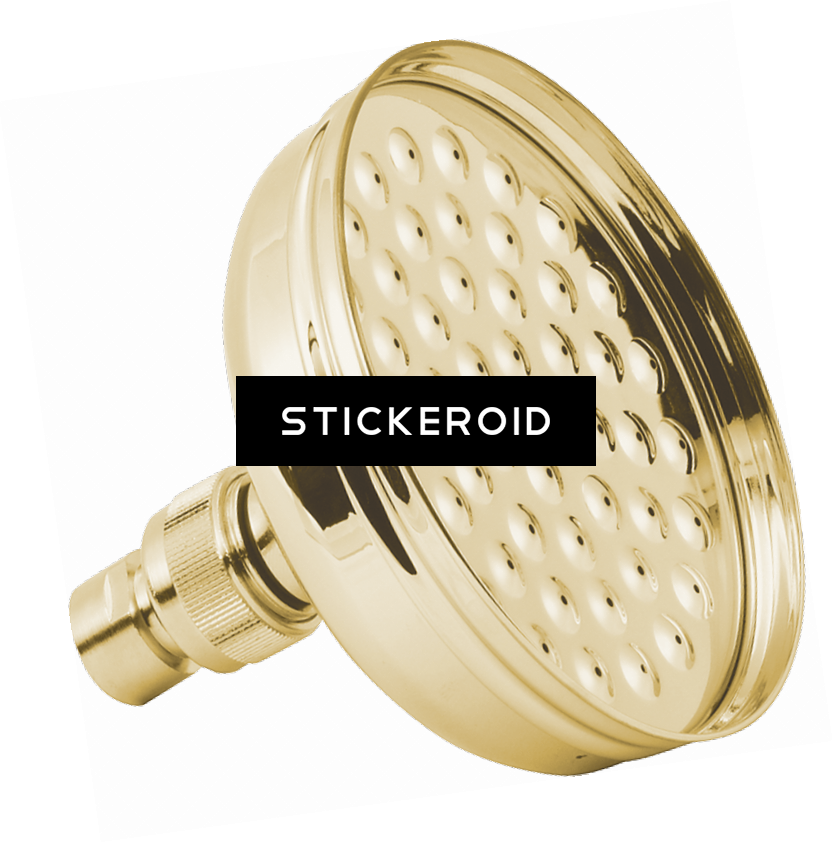 Gold Shower Head - Deva Apron Gold 5i Rose With Swivel Joint Heah02-g (833x842), Png Download