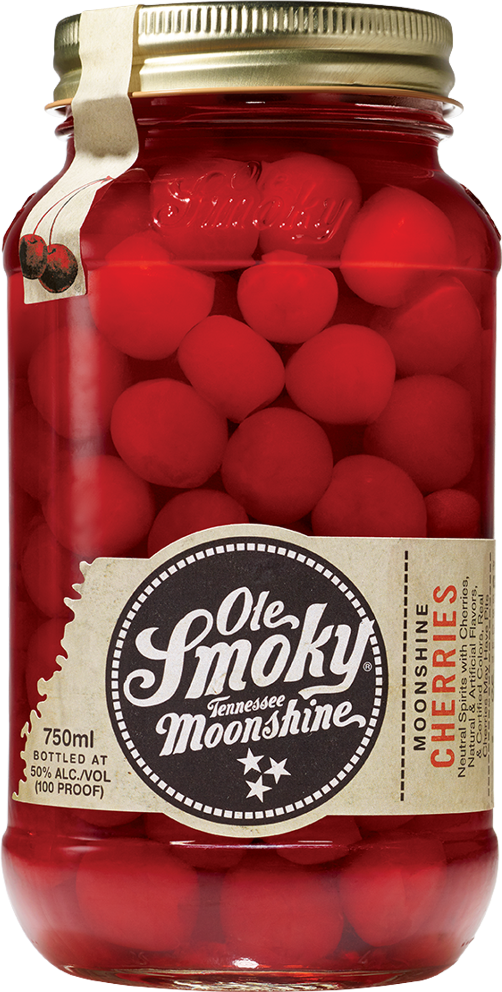 Ole Smoky Moonshine Cherries Moonshine 750ml (1600x2000), Png Download