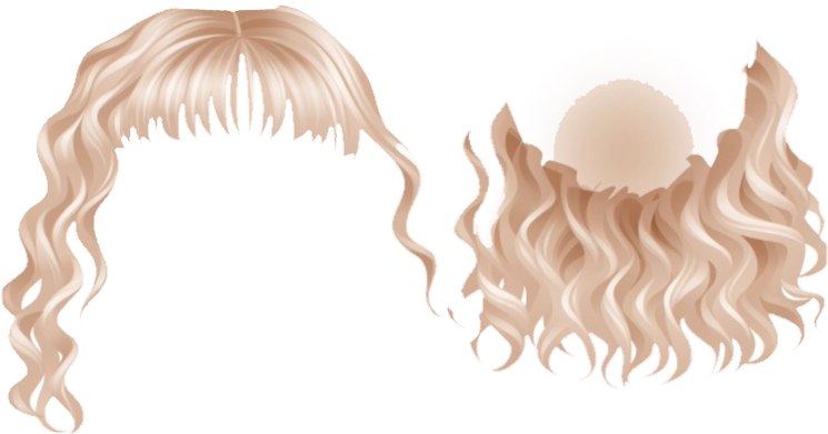 Hair Png, Tree Structure - Blond (768x768), Png Download