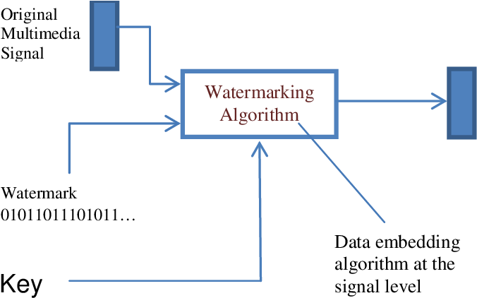 Watermark Embedding Process - Diagram (736x442), Png Download