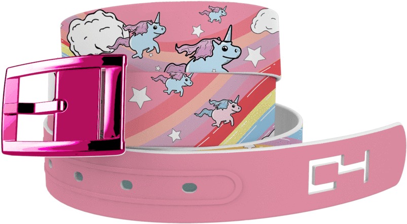 Rainbow Unicorn Classic - C4 Belts C4 Classic Combo Belt - Blue (1024x1024), Png Download