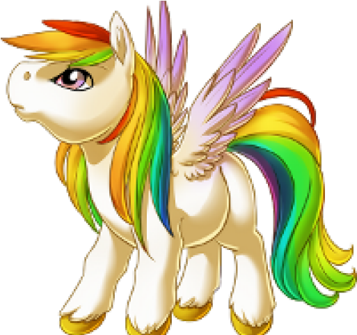 Rainbow Unicorn Pegasus (640x480), Png Download