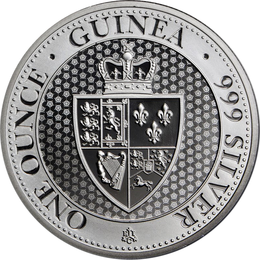 Helena Spade Guinea Shield 1oz Silver Coin - Spade Guinea Silver Coin (900x900), Png Download