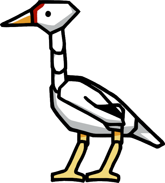 Crane Bird - Crane Bird Emoji (545x603), Png Download