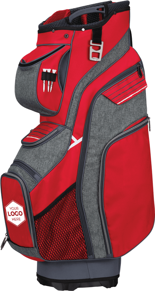 Callaway Golf Org 14 Cart Bag 2018 Red/titanium/white (950x950), Png Download