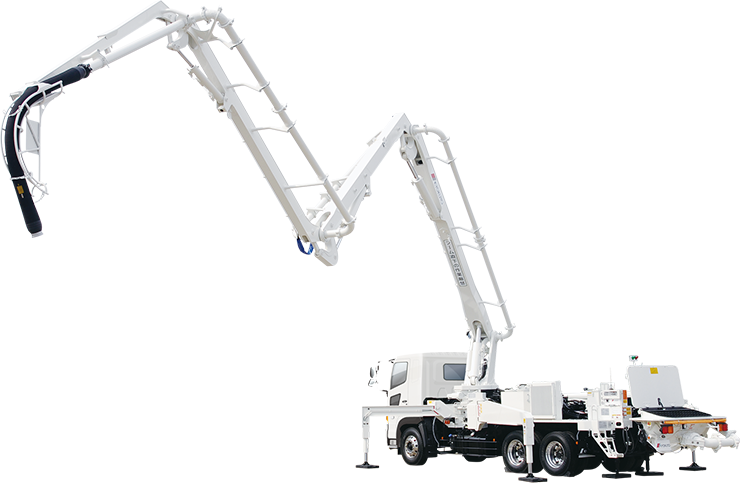 High Pressure And Large Capacity Piston Concrete Pump (740x483), Png Download