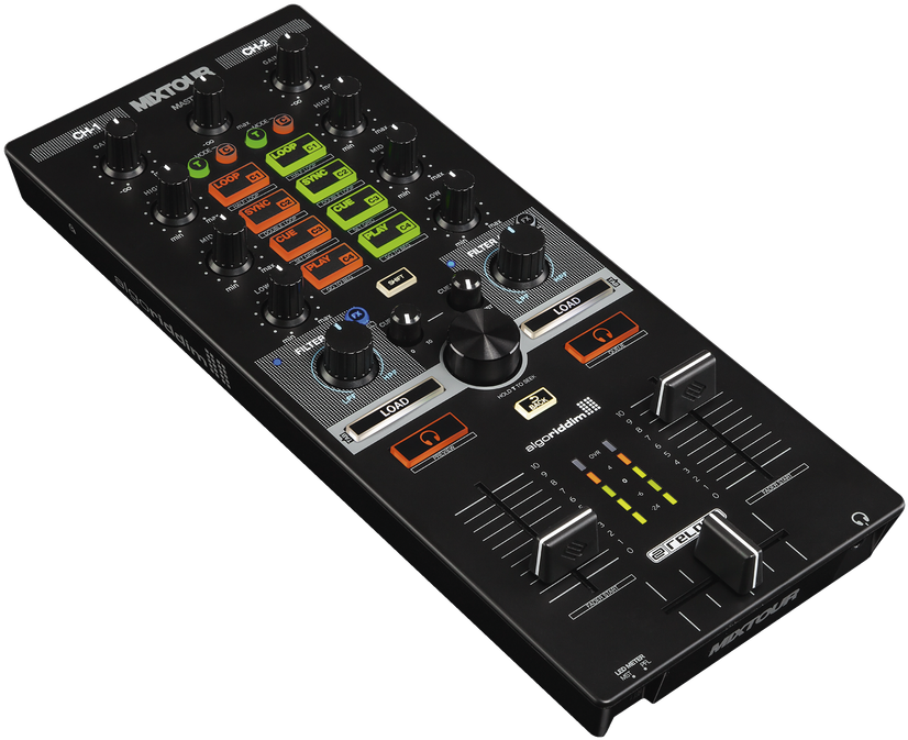 Application All In One, Mixer, Dj, Channel, Music, - Reloop Mixtour Algoriddim Dj Controller For Ios, Android, (900x900), Png Download