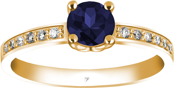 Solitaire Engagement Ring Solitaire Engagement Ring - Ring (600x600), Png Download