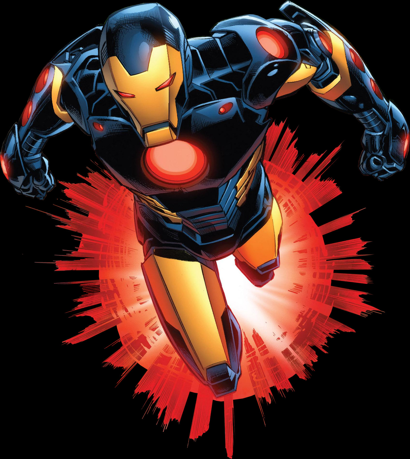 Free Iron Man Comic Png Images - Iron Man (1432x1600), Png Download