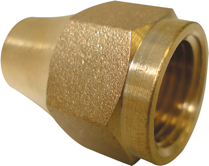 Gas Flare Nut 3/8"" - Nut (800x800), Png Download