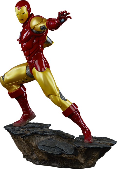 Iron Man Statue - Iron Man (480x690), Png Download