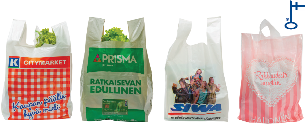 Carrierbags Made In Finland - Bag (1112x503), Png Download