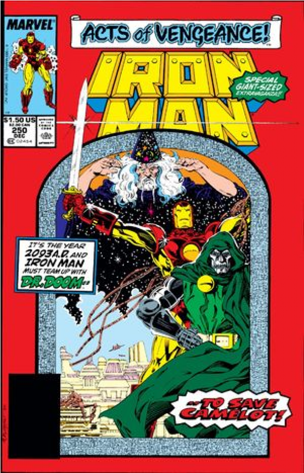 Купете Comics 1989-12 Iron Man - Iron Man #250 (950x950), Png Download