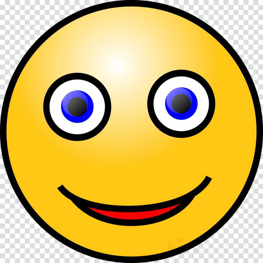 Download Smiley Face Blue Eyes Clipart Smiley Emoticon Clip - Smiley Face  With Blue Eyes PNG Image with No Background - PNGkey.com, image size:900x900