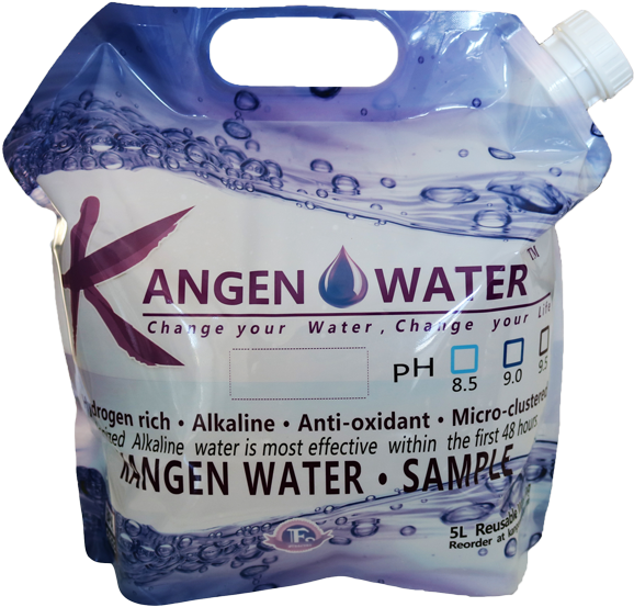 Kangen Water Bags Purple - Kangen Water Bags (600x593), Png Download
