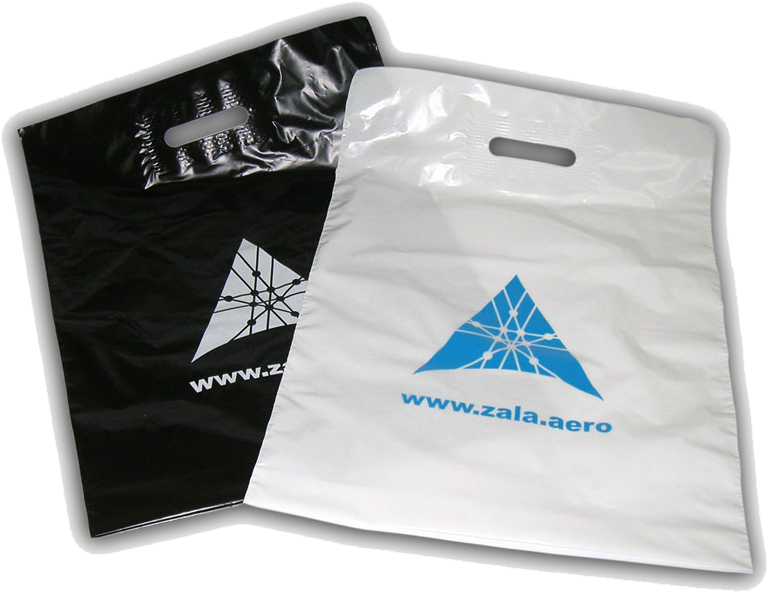 Plastic Bags With A Logo (1000x748), Png Download