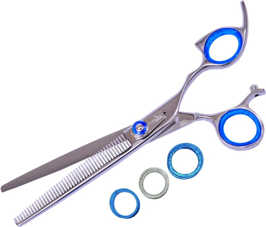 Non Swivel Straight Blade Texturizers , Right Handed - Scissors (900x767), Png Download