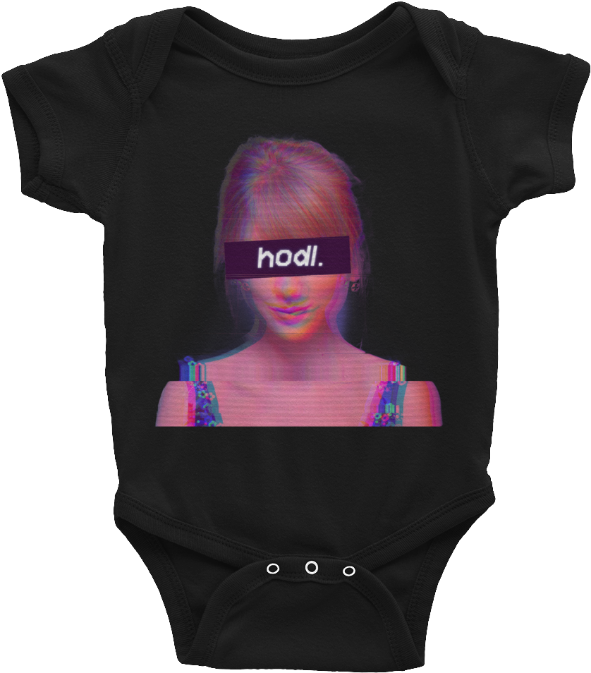 Taylor Swift Hodl Infant Bodysuit Taylor Swift Hodl - Programming Baby (1000x1000), Png Download