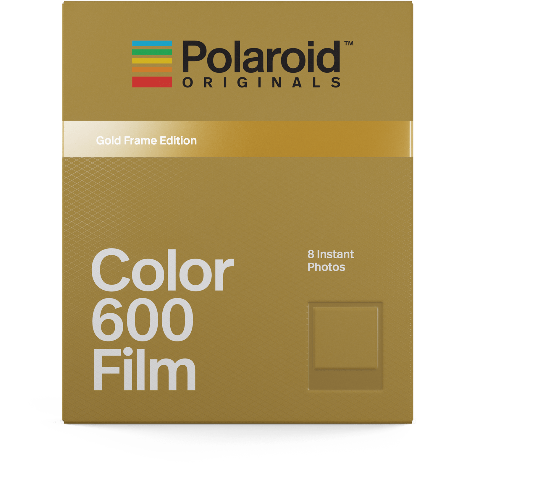 004674 600 Gold Frames Front - Polaroid Originals Film (2048x2048), Png Download