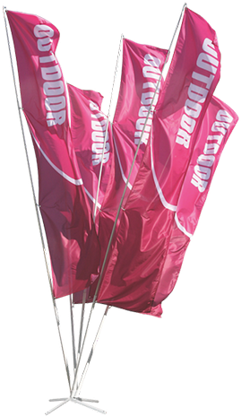 Flag Fountain - Outdoor (650x482), Png Download