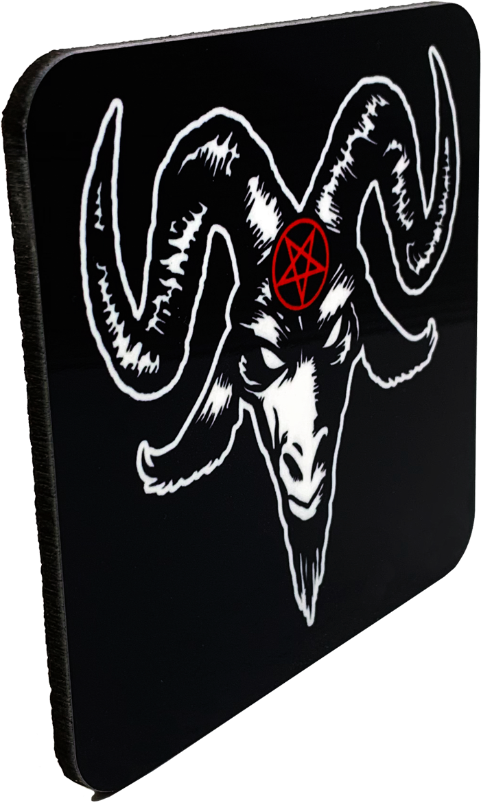Baphomet Drink Coaster (1500x1500), Png Download