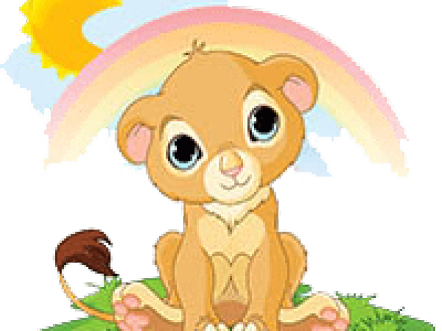Dirt Road Clipart Lion Habitat - Baby Animals Coloring Book (640x480), Png Download