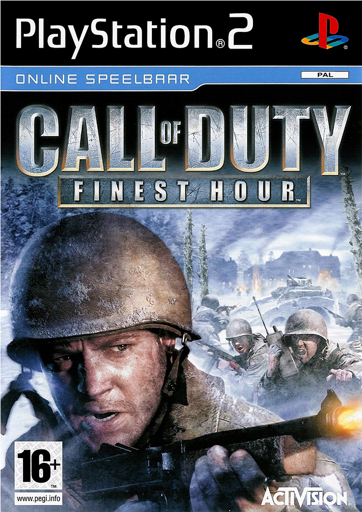 Call Of Duty Finest Hour - Call Of Duty Finest Hour Ps2 Cover (1000x1000), Png Download