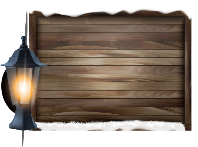 Winter Wooden Board Christmas Decoration Vector - Plywood (1024x990), Png Download