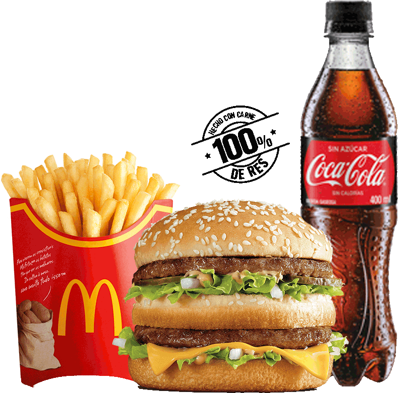 Combobigmac - Coca Cola (1000x1000), Png Download