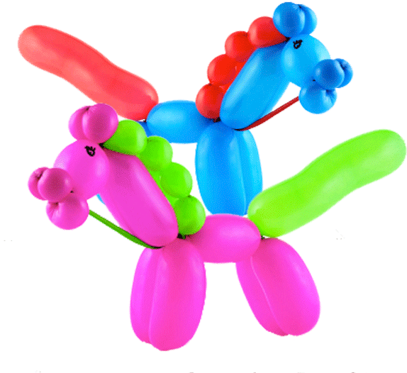 Balloon Sculpting Png - Horse Balloon Animal (600x590), Png Download