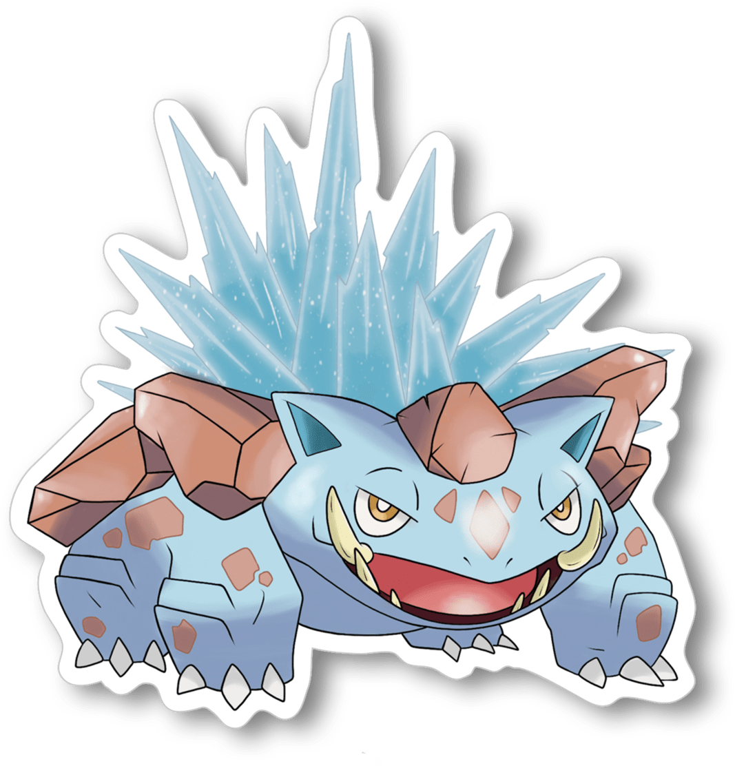 Mega Venusaur - Cartoon (1181x1181), Png Download
