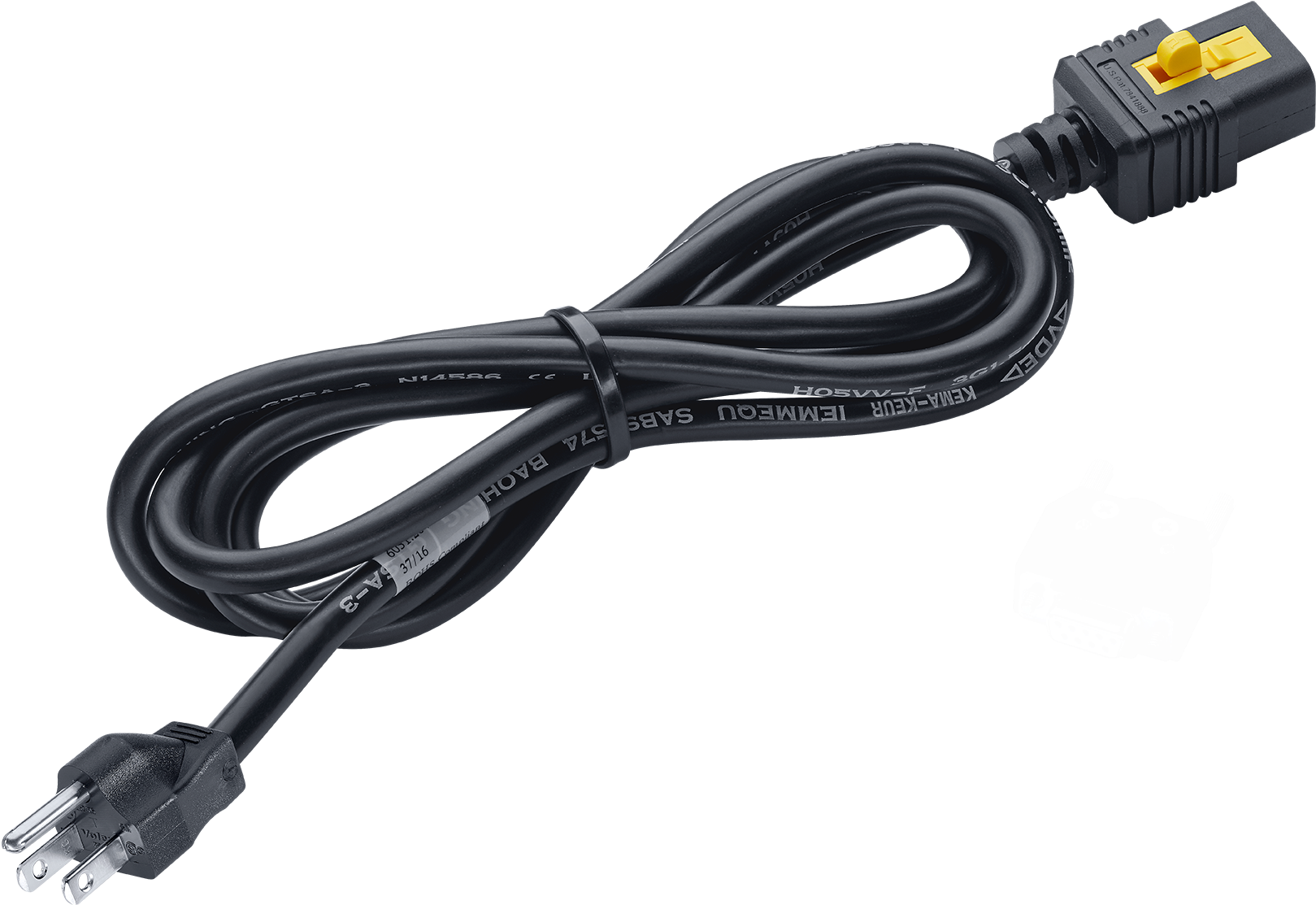 Mains Cable Us - Usb Cable (2409x1701), Png Download