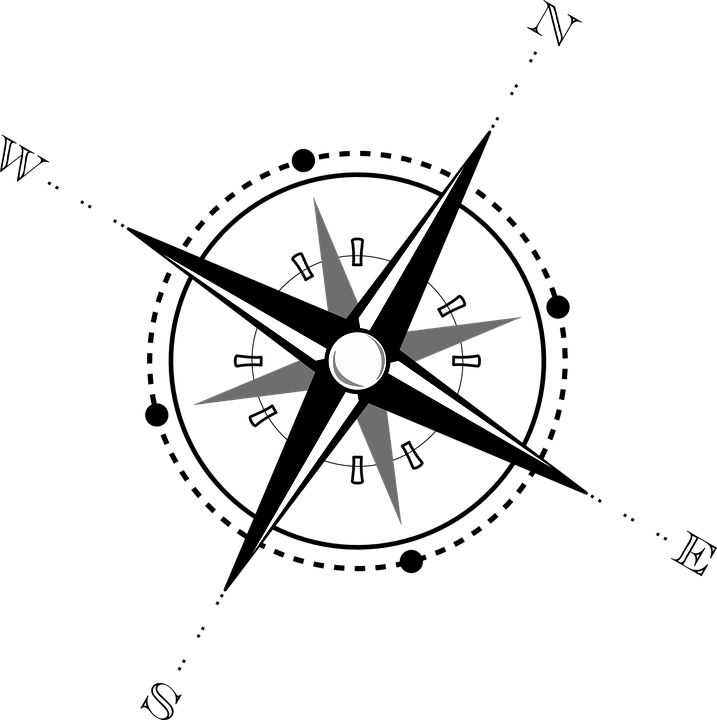 Compass Clipart Abstract - Compass Clip Art (717x720), Png Download