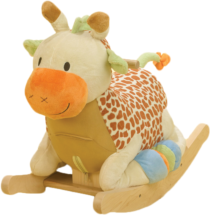 Raffi Giraffe Rocker Rockabye - Rockabye Raffi Giraffe Rocker One Size (1024x1024), Png Download