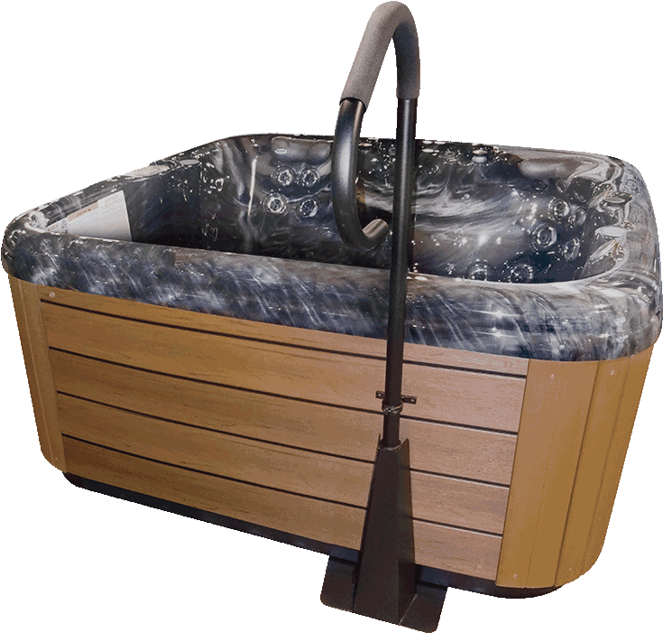 Handrail For Spas And Hot Tubs - Hot Tub (900x700), Png Download