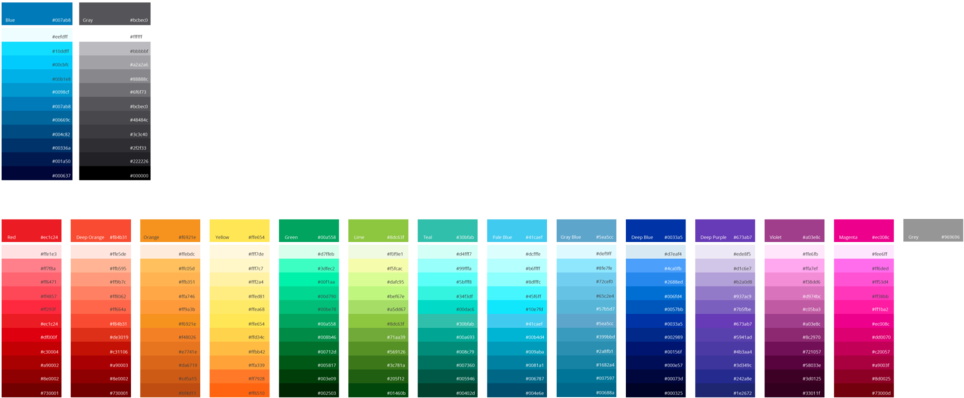 A Crop Of The Color Palette From The Handrail Style - Color (1000x477), Png Download