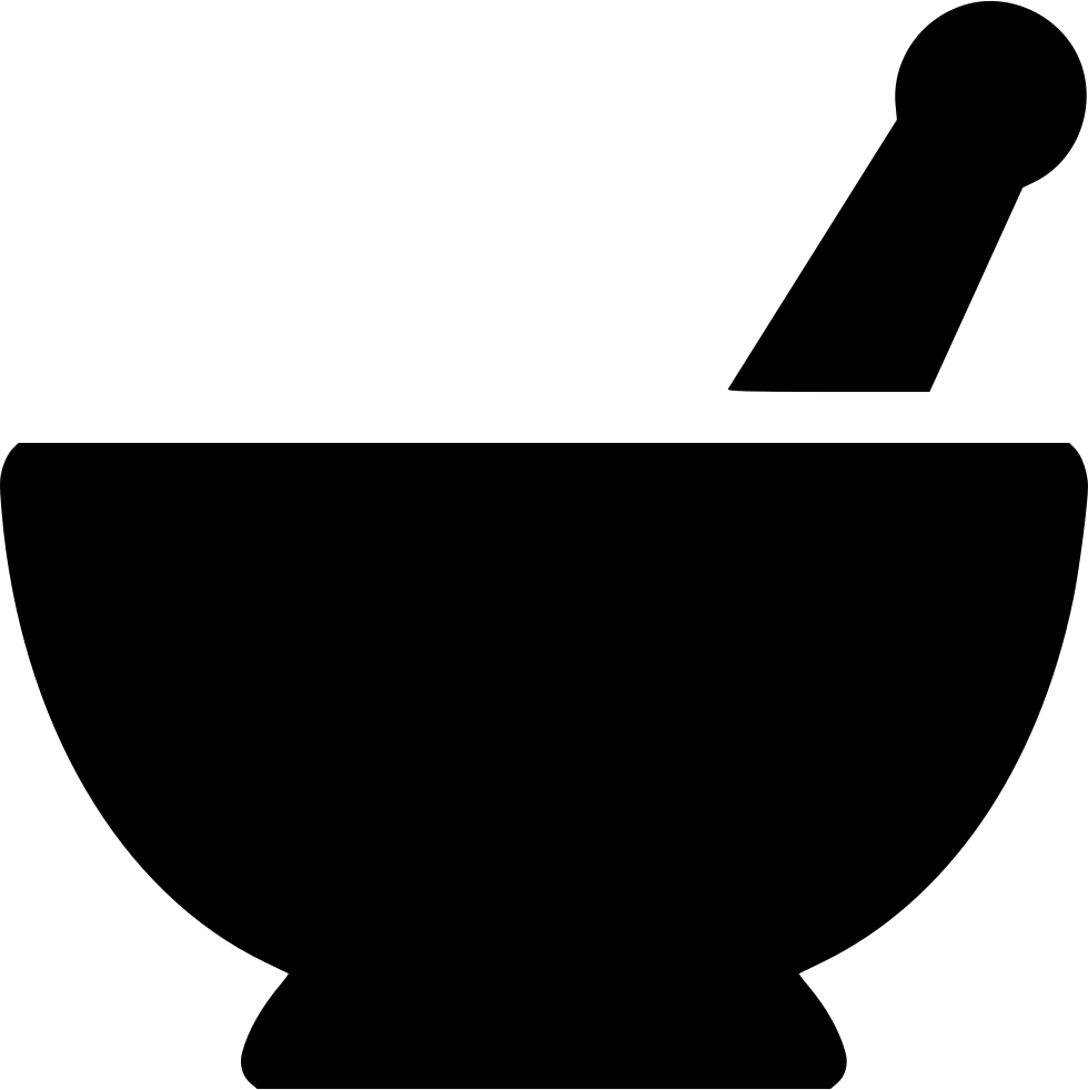 Mortar Pestle Comments - Mortar And Pestle Svg (980x982), Png Download