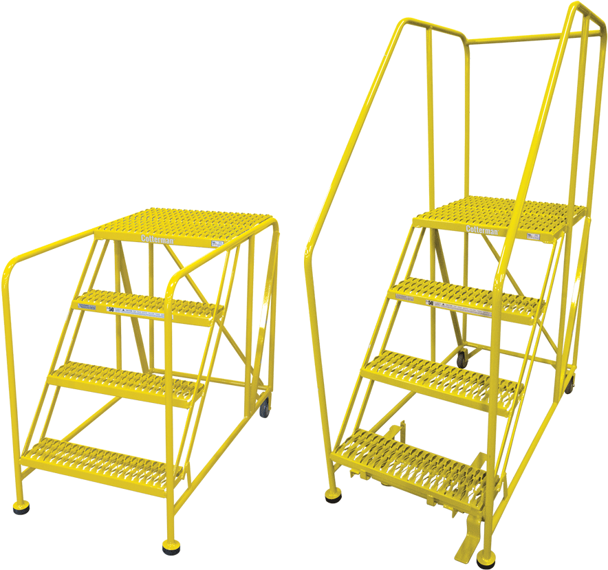 2-4 Step Work Platforms Available With And Without - Best Tools Direct Work Platform, 4 Step, Steel, 70in. (975x875), Png Download