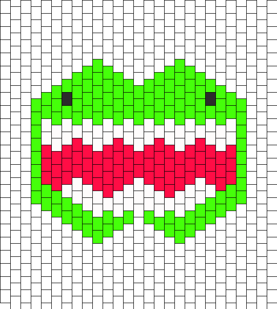 Dinosaur Surgical Mask Bead Pattern - Peyote Stitch (567x634), Png Download