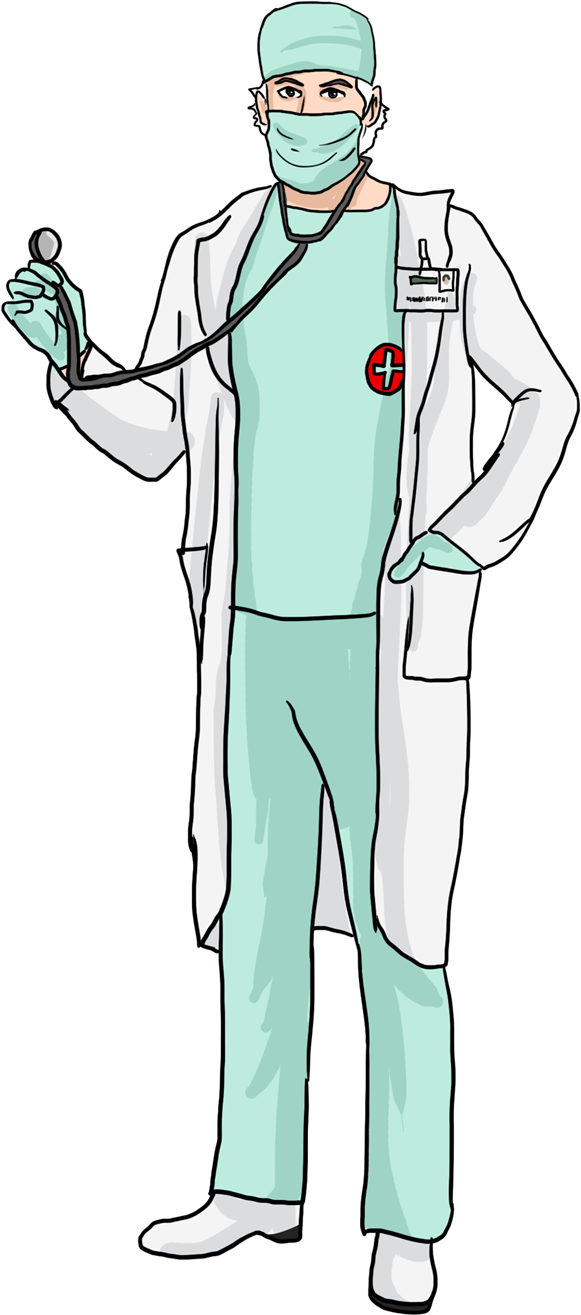 Surgeon - Fluoroscopy (800x1364), Png Download