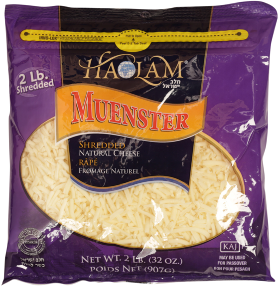 Slice Cheese - Haolam White American Cheese, Slices - 12 Oz Bag (584x600), Png Download
