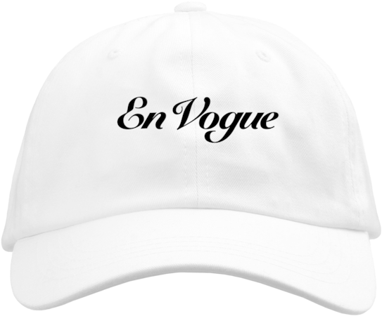 En Vogue White Dad Hat - Ilovegorgeous (600x600), Png Download