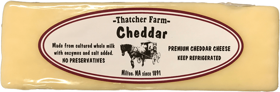 Thatcher Farm Premium Sharp Cheddar Cheese, 8oz Bar - Parmigiano-reggiano (900x900), Png Download