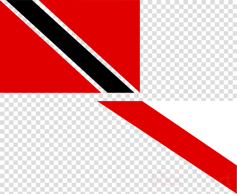 Flag Of Trinidad And Tobago Clipart Flag Of Trinidad - Transparent Background Red Gift Bow (900x740), Png Download