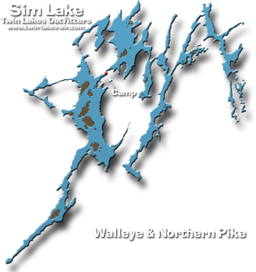 Walleyes Are The Primary Sportfish At Sim Lake, And - Northern Pike (830x868), Png Download